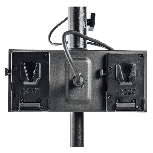 Litepanels Gemini Dual Battery Bracket - V Mount with XLR Cable