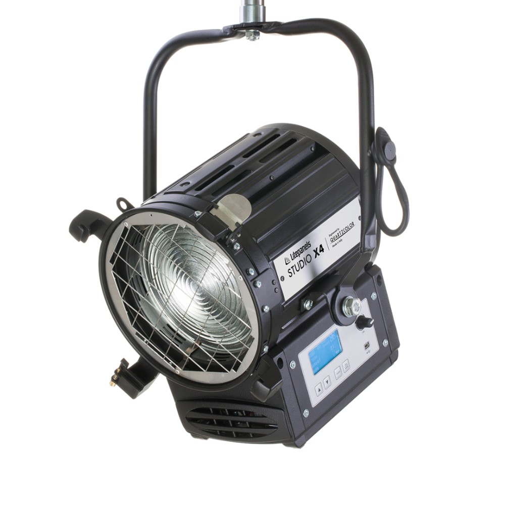 Litepanels Studio X4 Daylight 150W LED Fresnel (standard yoke, UK power cable)